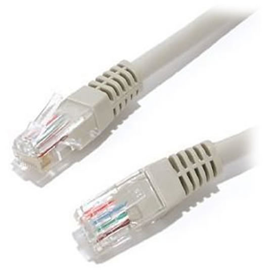 Xclio CAT5e 3M Snagless Moulded Gigabit Ethernet Cable RJ45 Grey : image 1
