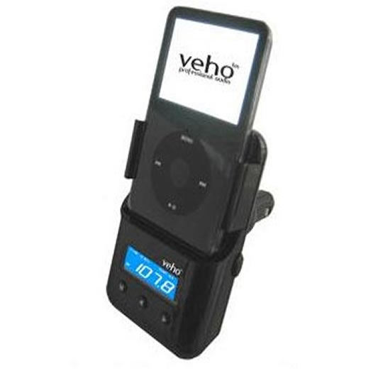 Veho 3 in 1 FM Transmitter with Cradle & Charger
