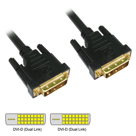 Xclio DVI-D to DVI-D Cable Dual Link 2M : image 1