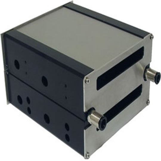 Aqua-Computer Dual (x2) AquaDrive Black Harddrive 5.25" Enclosed Case Water (25123) : image 2