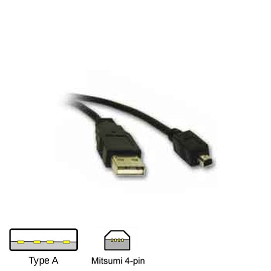 Xclio Mini Mitsumi USB 2.0 Cable 2M