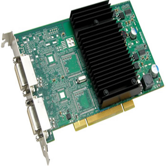 Matrox P69-MDDP128F P690 PCI, 2 x DVI-I, Passive Cooling : image 1