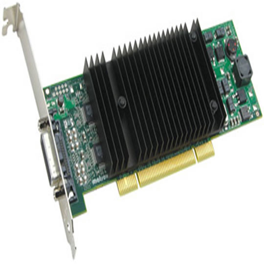 Matrox P69-MDDP256LAUF 256Mb PCI VGA Card Passive Cooled Low Profile : image 1