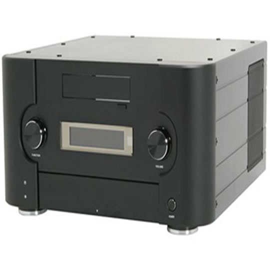 Silverstone Crown CW02B MXR Black - HTPC - Media Centre - Aluminium Chassis : image 1