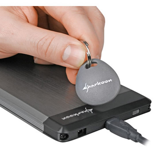 Sharkoon Swift Case 2.5" SATA to USB Securita with RFID Security function (PC & MAC !!!) : image 3