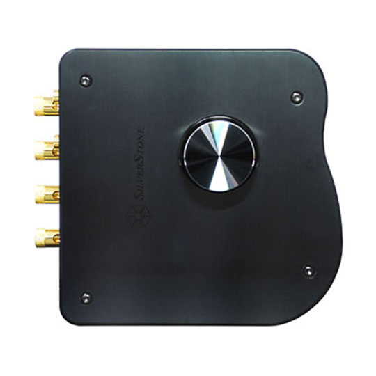 EB02-B Silverstone PC Powered Amp Black Aluminium : image 3