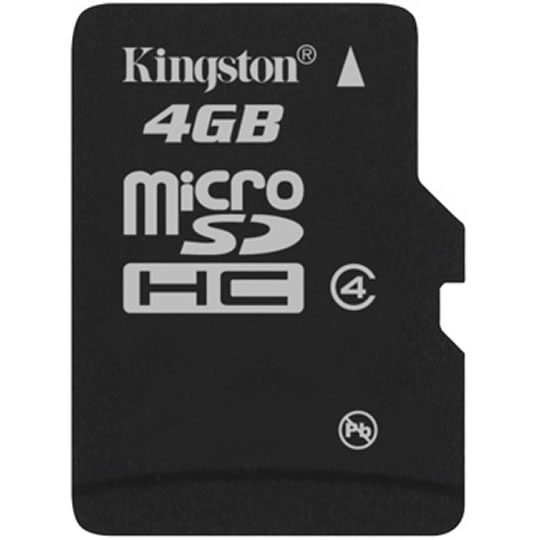 Kingston SD Card 4GB Micro Memory Secure Digital High Capcity (SDHC) : image 1