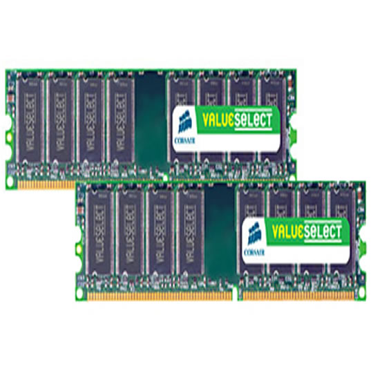 Corsair Memory Value Select 4GB DDR2 PC2-5300 (667) Dual Channel Desktop : image 1
