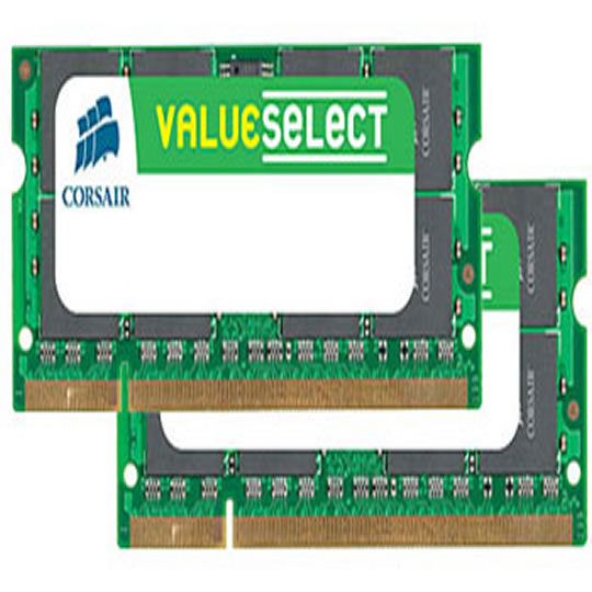 Corsair Memory Value Select 4GB DDR2 SO-DIMM PC2-5300 (667) Single Channel Laptop : image 1