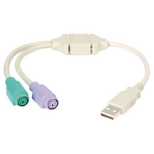Xclio USB Converter 2 x PS/2 Keyboard/Mouse USB Converter : image 1
