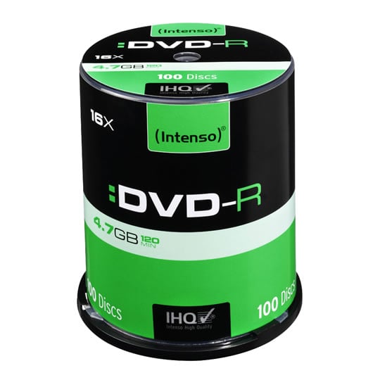 Intenso DVD-R 4.7GB DVD-R Media 100pcs Cakebox : image 1