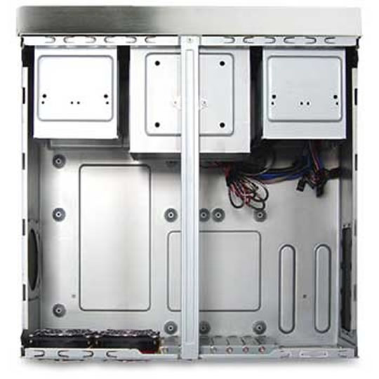 Silverstone Lascala LC16S-MR Silver Desktop HiFi MCE Case with All In 1 card reader w/o PSU : image 3