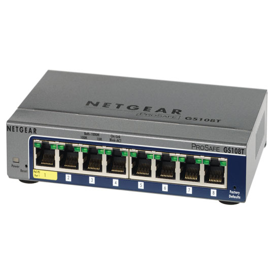 Netgear ProSafe 8 Port Gigabit Smart Switch : image 1