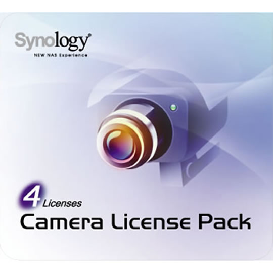 Synology Camera License Pack for installing extra 4x cameras on the Synology Surveillance Station : image 1