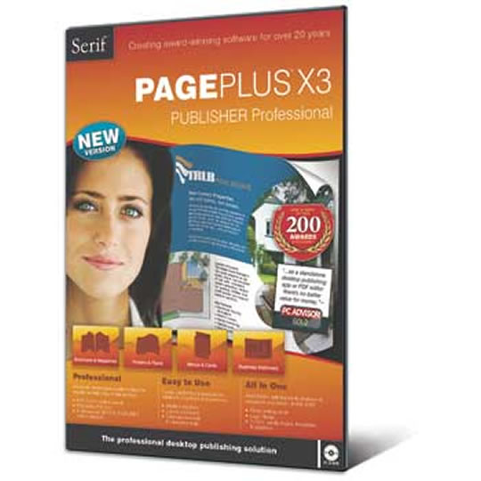 Serif PagePlus X3 - 3 User - Retail : image 1