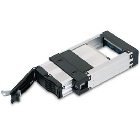 ICY DOCK 5.25" SATA to PATA Mobile Rack : image 1