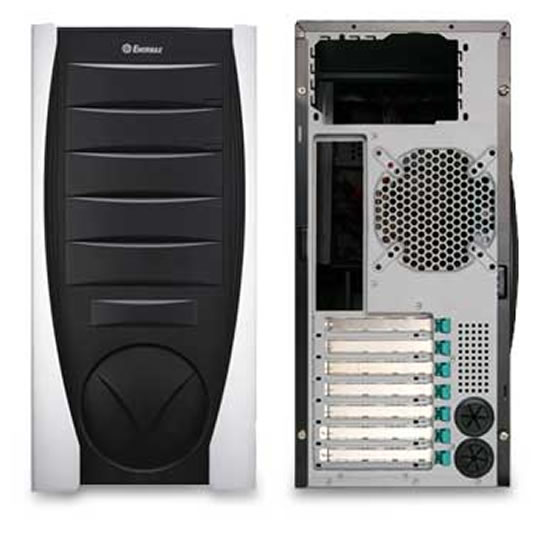 Enermax ECA3162-BS Phoenix Neo 5x 5.25”, 1x 3.5” (external), 4x 3.5”  inc Blue LED 12cm side fan : image 3