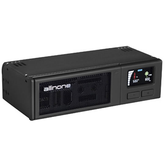 AKASA AK-All-02BK Black LCD Display AIO Card Reader Temp Fan Controller Audio USB Firewire : image 1