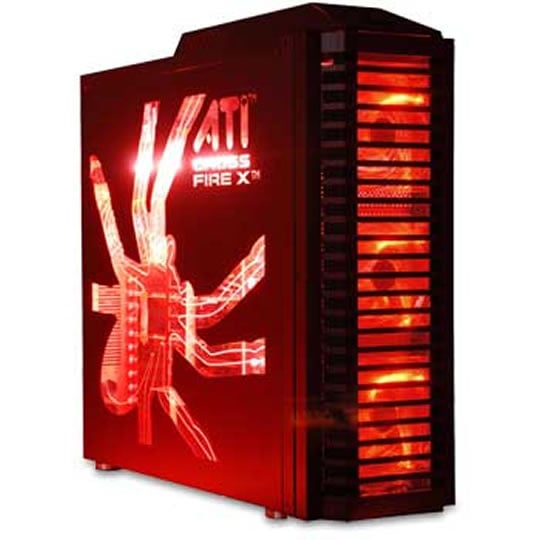 Lian Li PC-P80R ATI Special Edition Aluminium Super Full Tower Case Without PSU : image 1