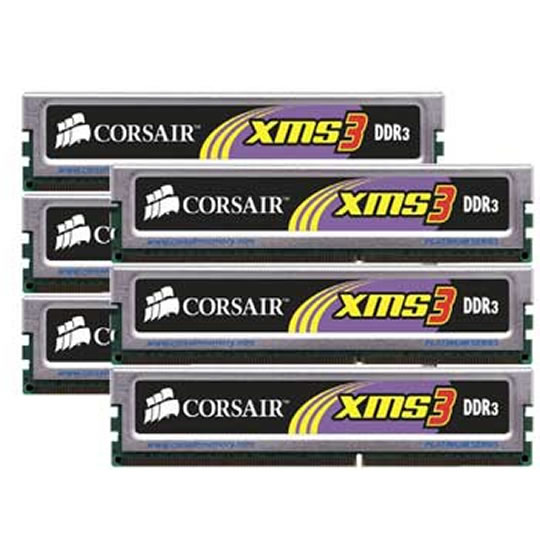 Corsair Memory XMS3 12GB DDR3 1333 Mhz CAS 9 Triple Channel Desktop : image 1