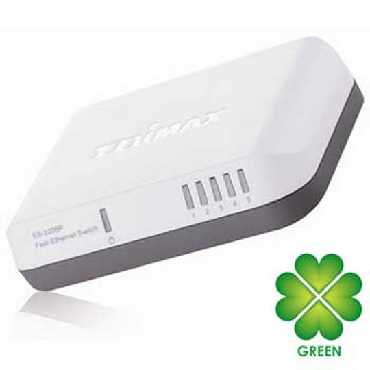 Edimax ES-3205P Super-Mini (fits in your palm) 10/100 Switch (Auto-MDI/MDI-X/Flow Control) : image 1