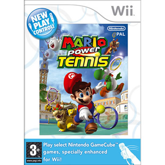 Mario Power Tennis :NEW PLAY CONTROL (nintendo) Best Selling Tennis gamecube game finally hits Wiii : image 1