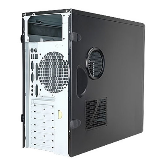 EA009 In Win Mid Tower Case Black/Silver : image 2