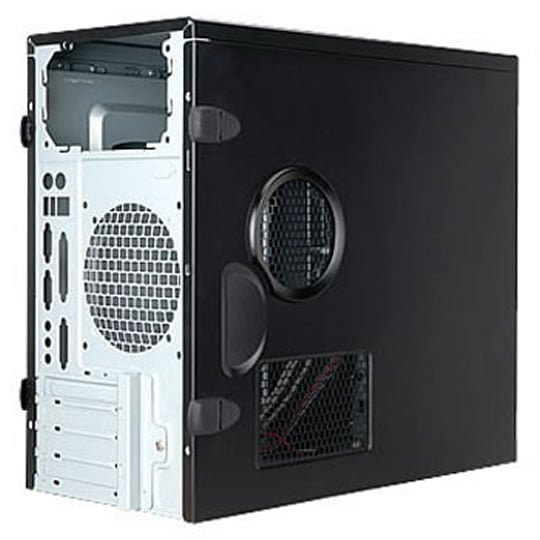 IN Win EM002, Black/Silver MicroATX Mini Tower Case : image 2