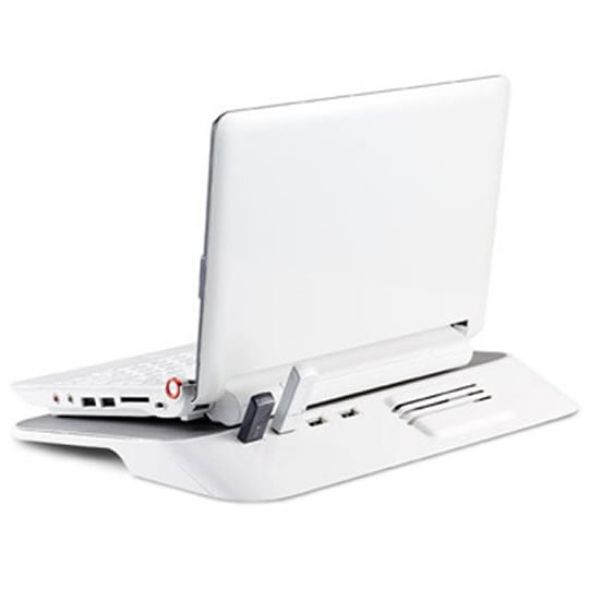 Choiix C-HL02-WP Unique Mini Air-Through up to 7"-15" Laptop Cooler 4 Port USB Hub : image 2
