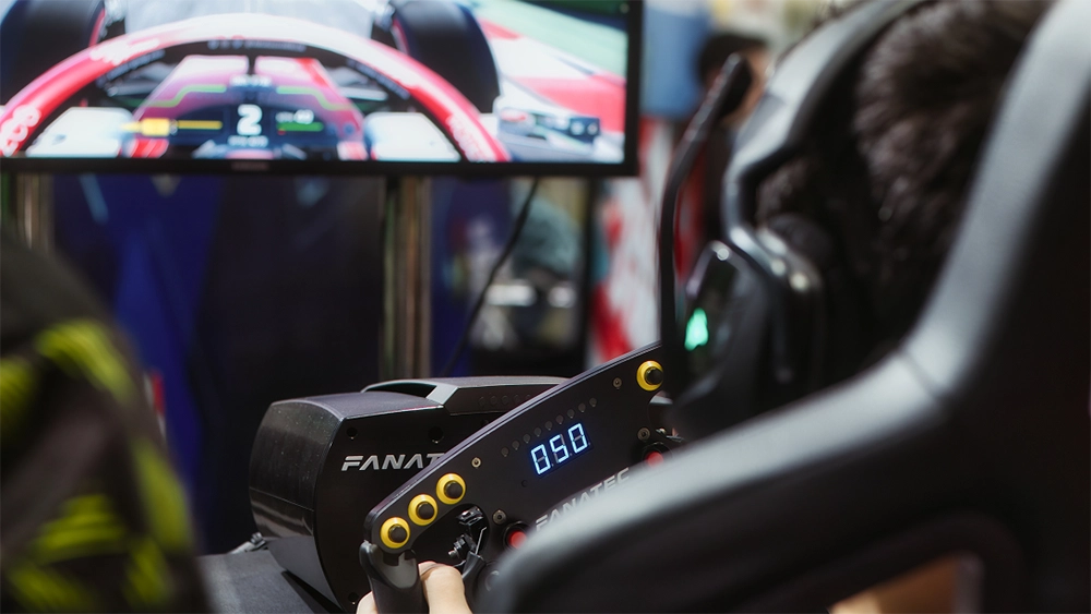 3XS in-store simulator experience showroom