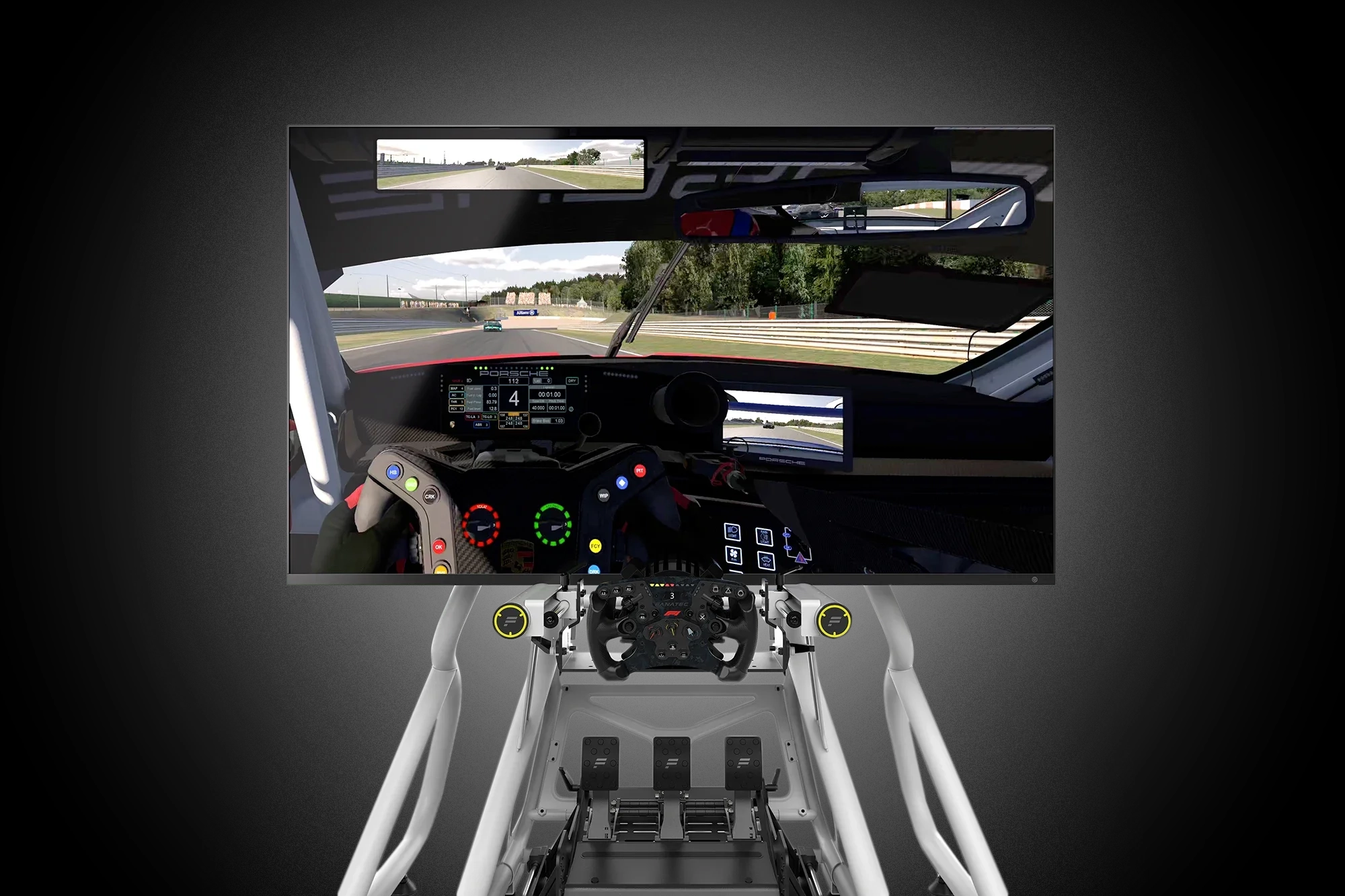 Simulator displays and VR headsets