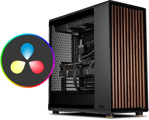 3XS AMD Threadripper 9970X Video Editing Workstation with RTX 5090