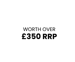 Worth over &pound;350 RRP