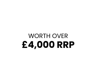 Worth over &pound;4,000 RRP