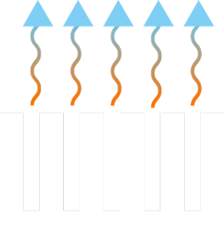 Engineered fin spacing design for optimal heat dissipation
