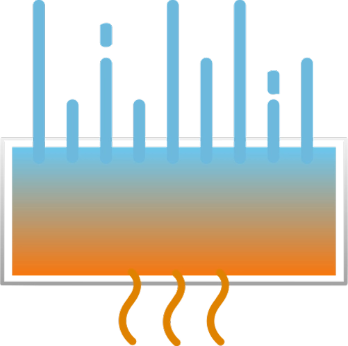 Patented vapor chamber technology for efficient heat transfer and lower GPU temperatures