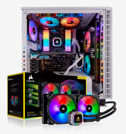 corsair platinum white