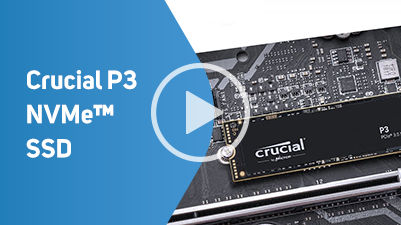 Crucial P3 500GB 1TB 2TB PCIe Gen3 3D NAND NVMe M.2 SSD, up to