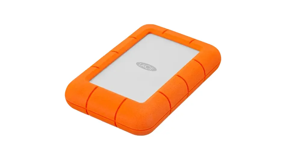 LaCie Rugged USB-C portable hard drive
