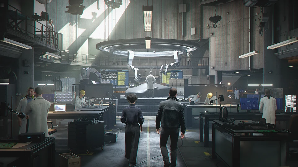 Illustration showing NVIDIA DLSS 4.5 enhancing image quality and performance in 007 First Light