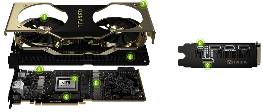 exploded Titan RTX