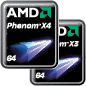 AMD Phenom X3 and X4