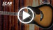 Fairclough Starling Acoustic Electric Guitar - Sunburst : video thumbnail 1